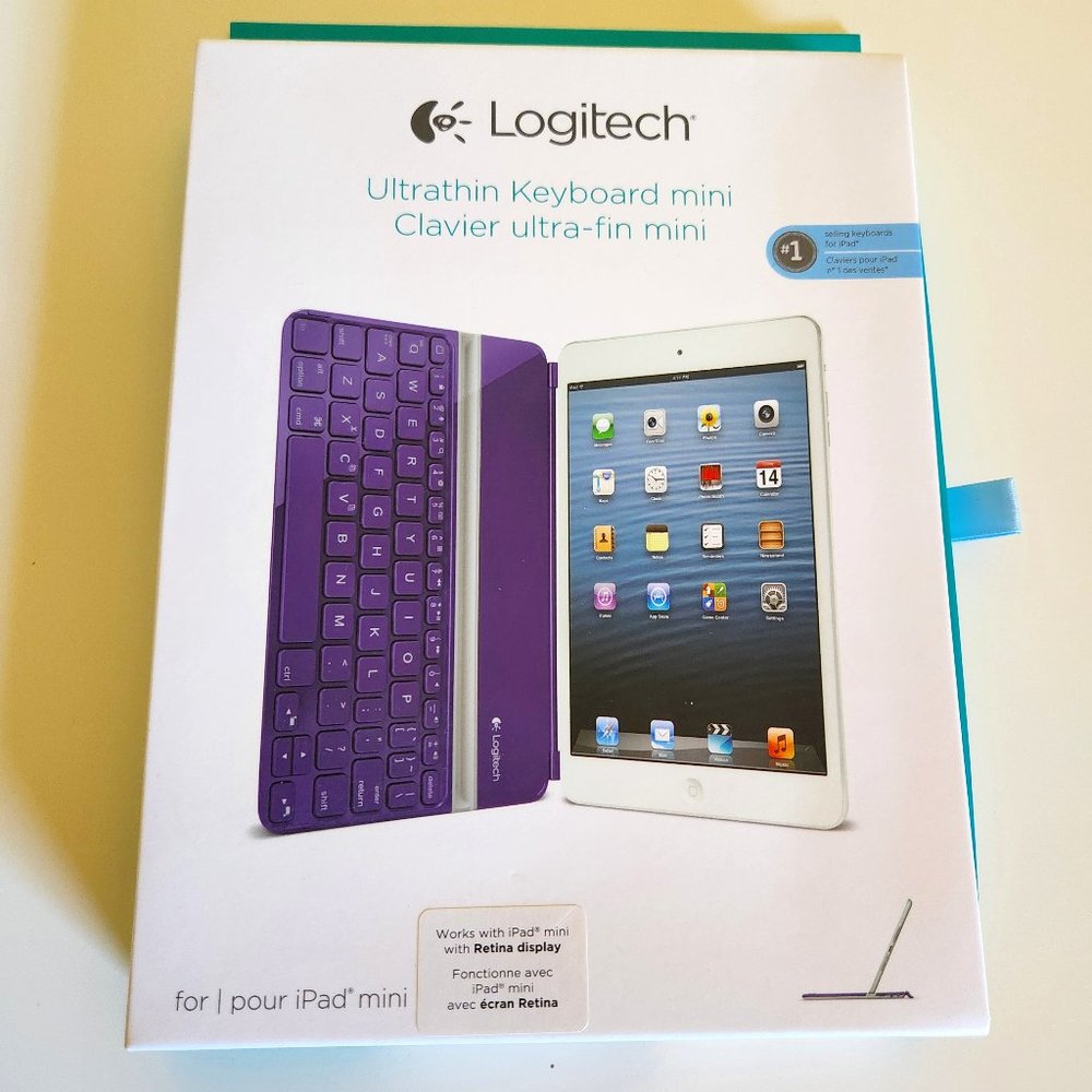 Logitech Bluetooth keyboard for iPad mini - Purple